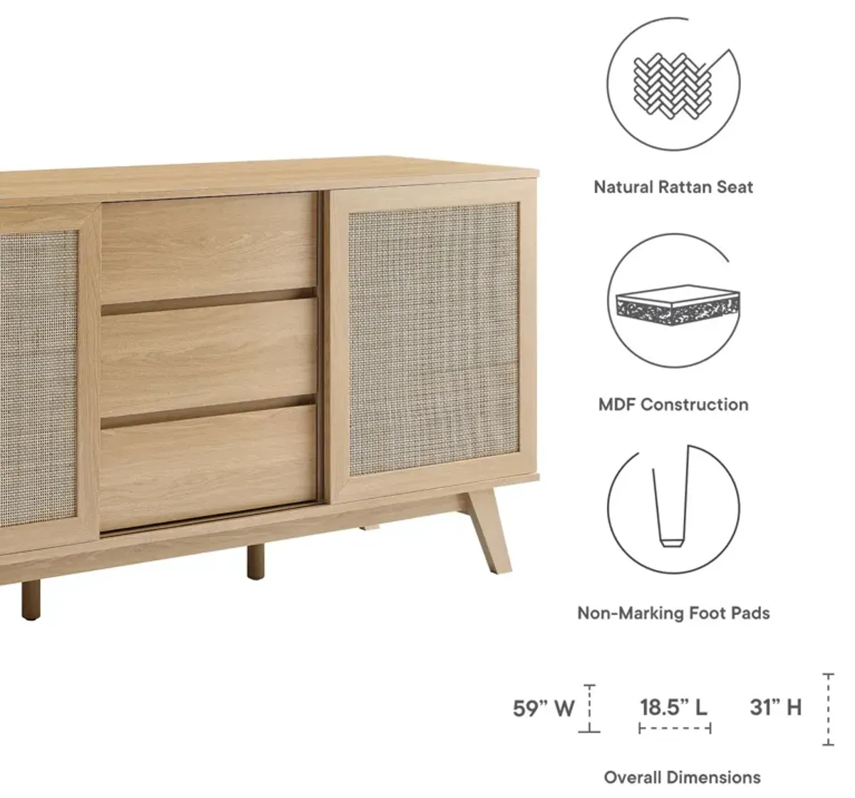 Soma 59" Sideboard