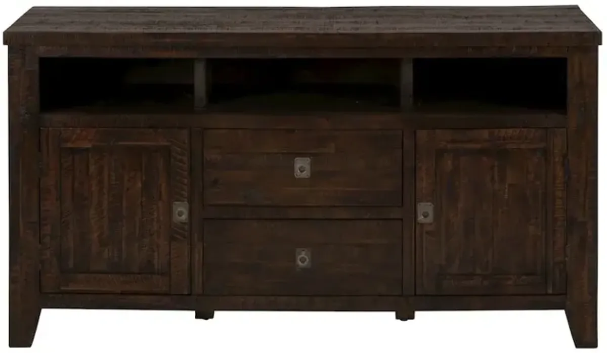 Jofran Kona Grove Distressed Rustic Solid Wood 60 Media Unit