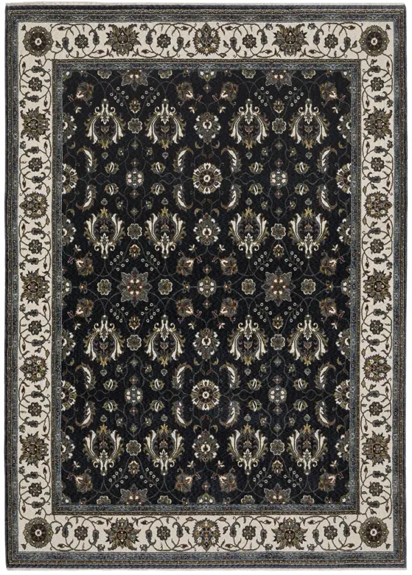 Vivian 3'10" x 5'5" Blue Rug