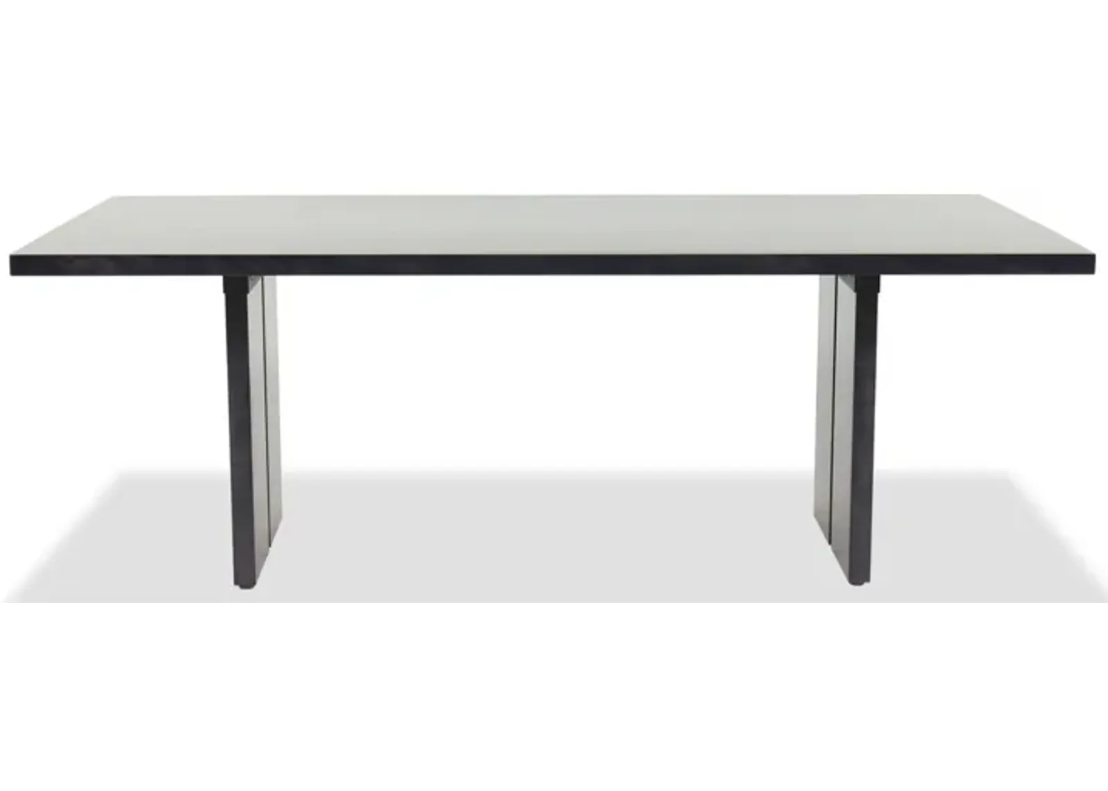 Modern Dark Smoke Dining Table