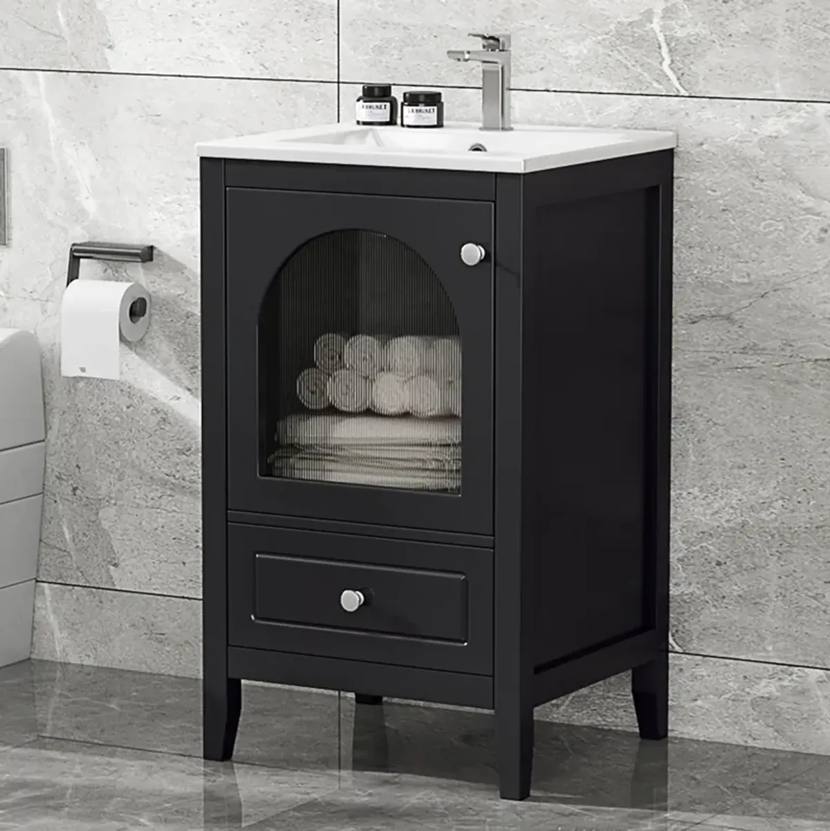 Merax Modern Bathroom Vanity with Sink