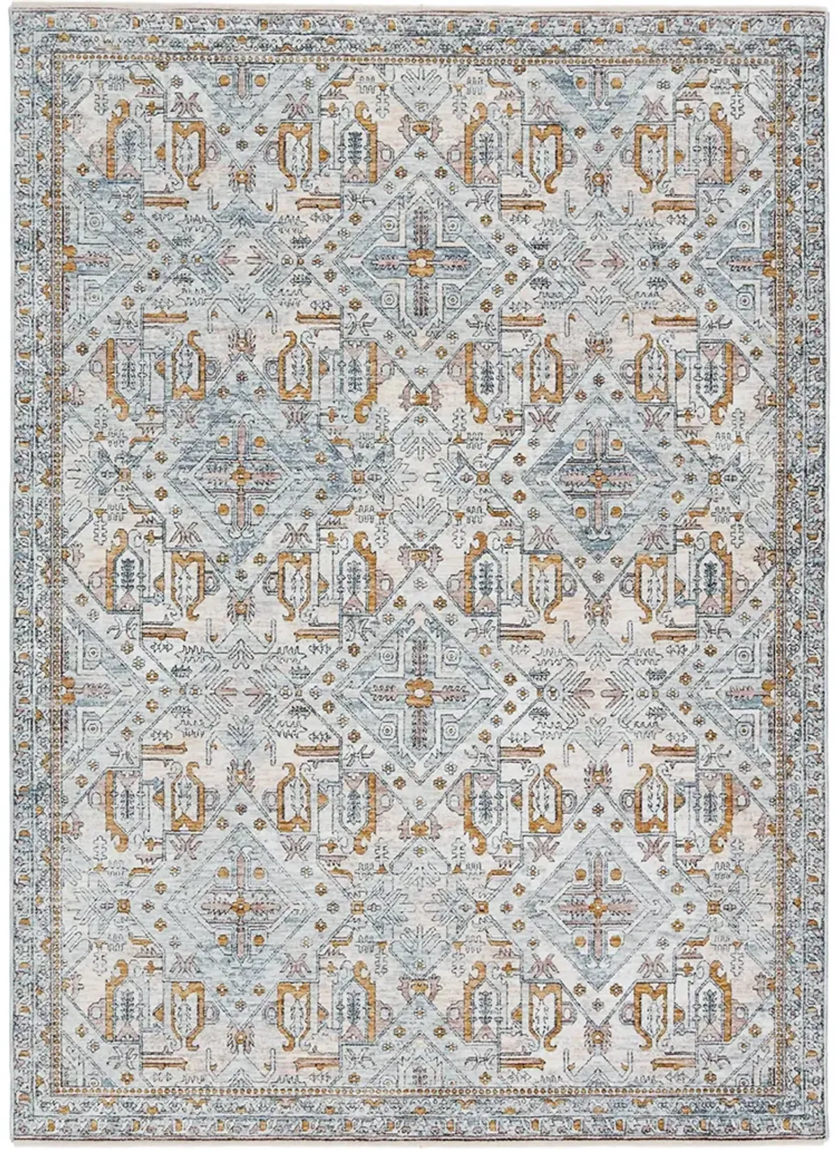 Branham Lucere Blue 3' x 10' Runner Rug