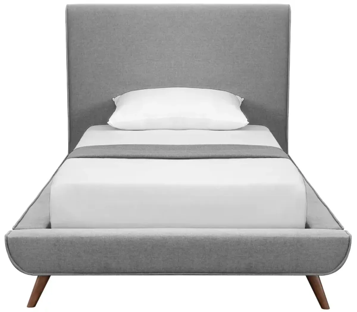 Loft Lyfe Eliezer Linen Upholstered Platform Bed