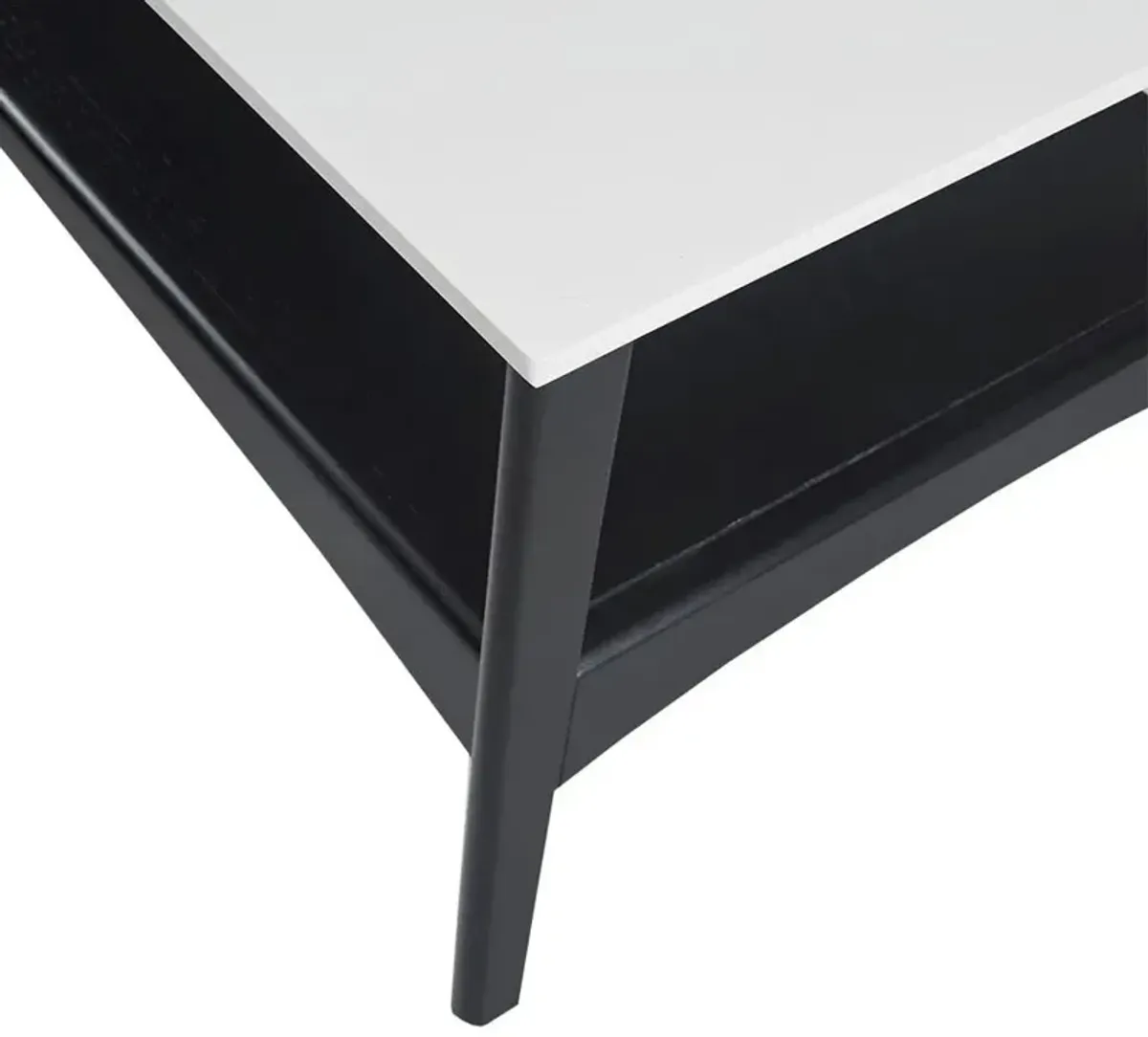 Belen Kox Coffee Table, Off-White/Black, Belen Kox