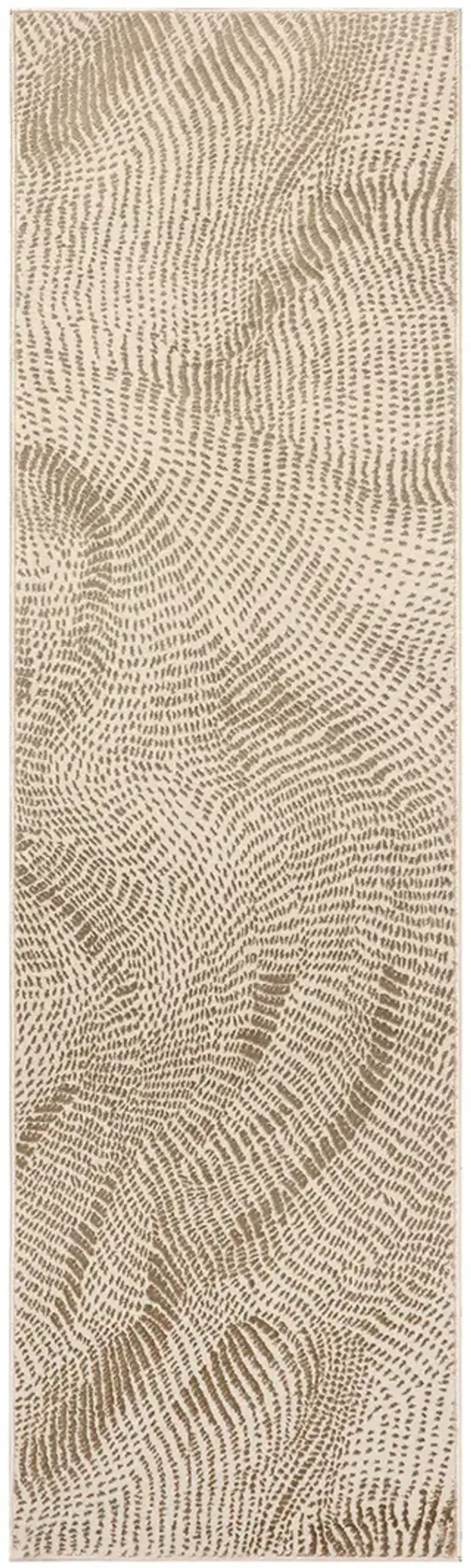 Central Park West CEP01 Beige/Brown 2'2" x 7'6 Rug