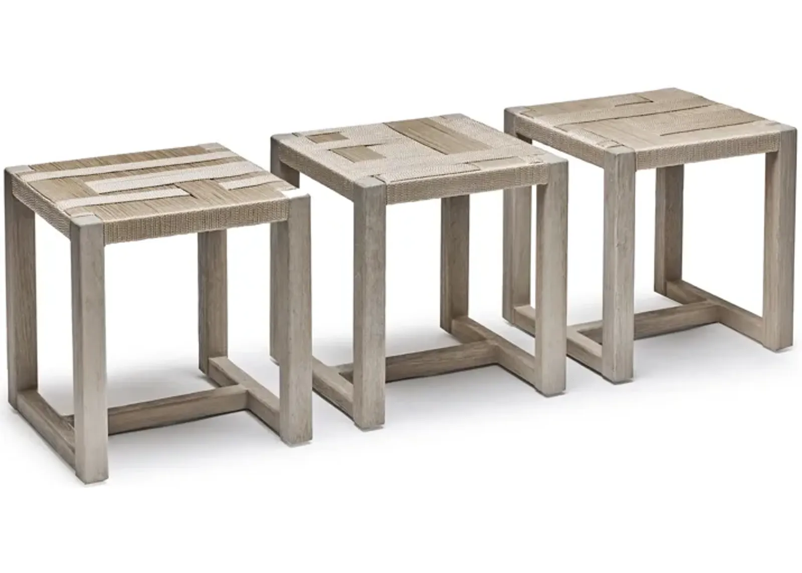 Venice Square Stools  - Champagne