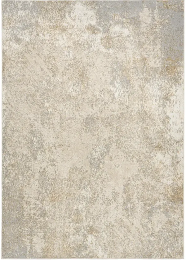 Ambiance AMI03 Ivory/Silver 7'10" x 9'10" Rug