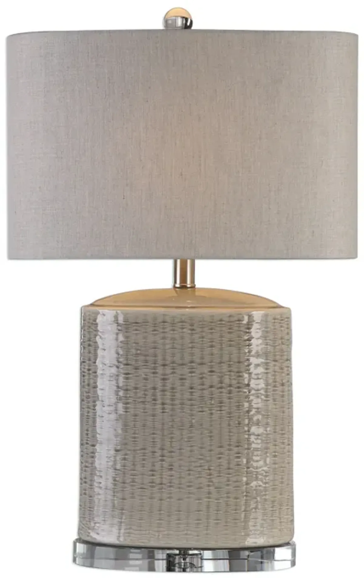 Uttermost Modica Taupe Ceramic Lamp