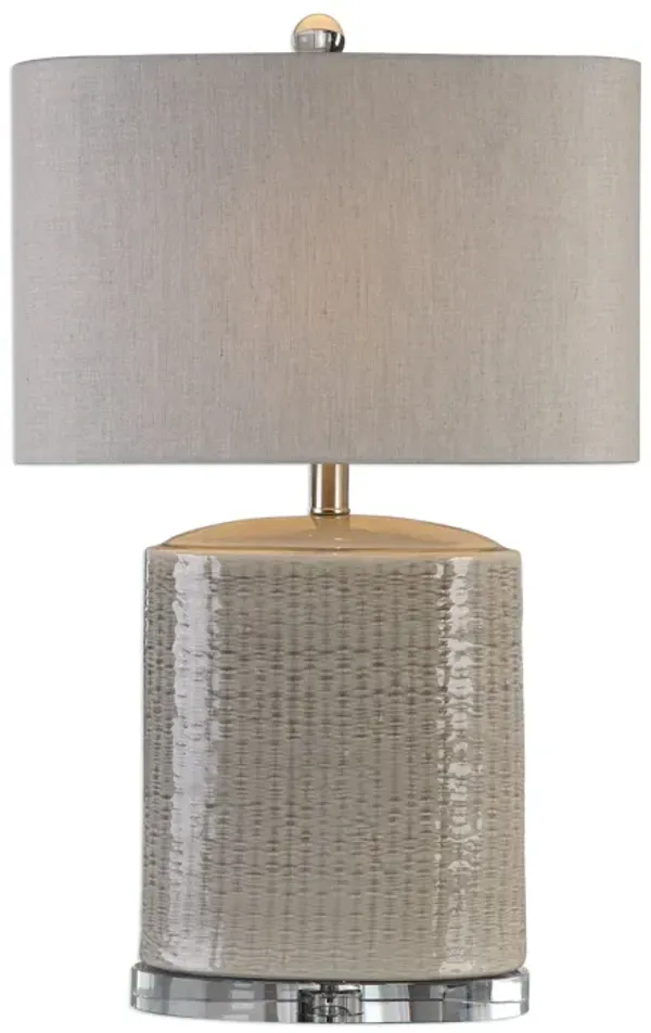 Uttermost Modica Taupe Ceramic Lamp