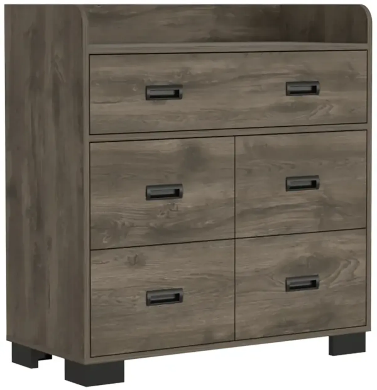 Edgemont 5-Drawer Dresser Dark Brown