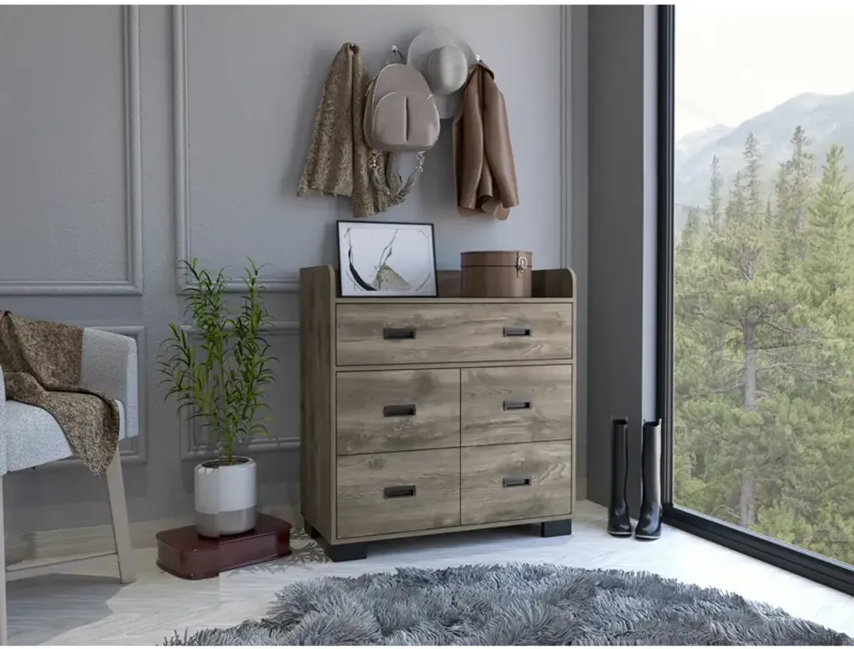 Edgemont 5-Drawer Dresser Dark Brown