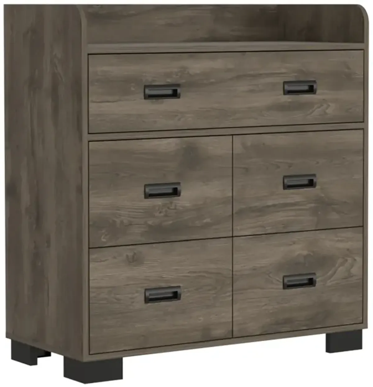 Edgemont 5-Drawer Dresser Dark Brown