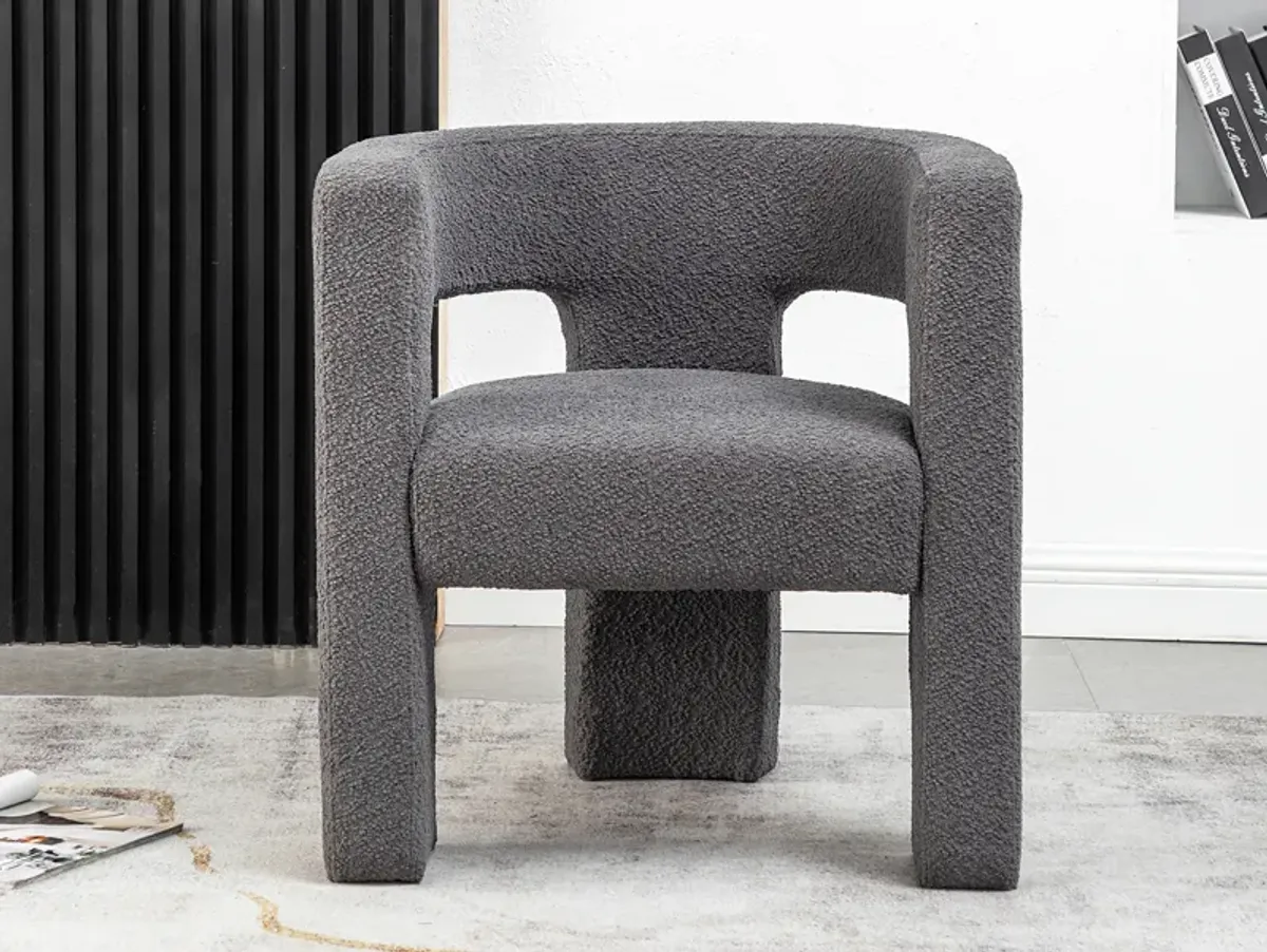 Herbert Modern Bouclé Armchair