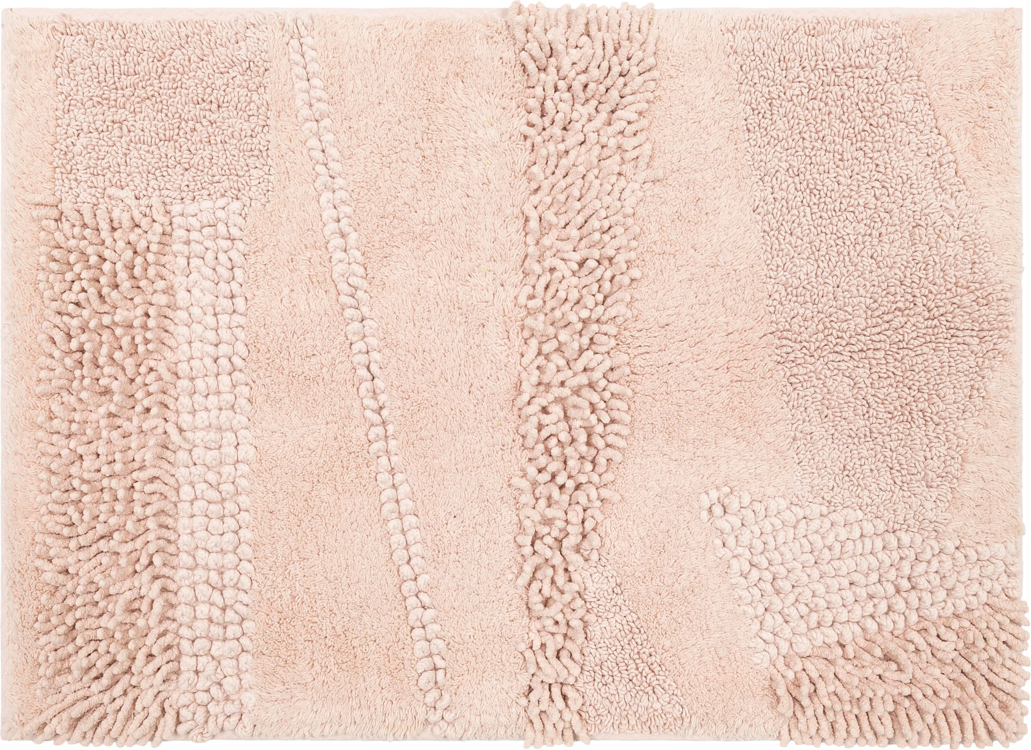 Composition Fiesta Hot Pink 1' 5" x 2' Bath Mat