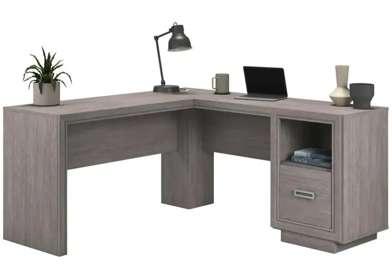 Sauder Hayes Garden L-Desk Ao