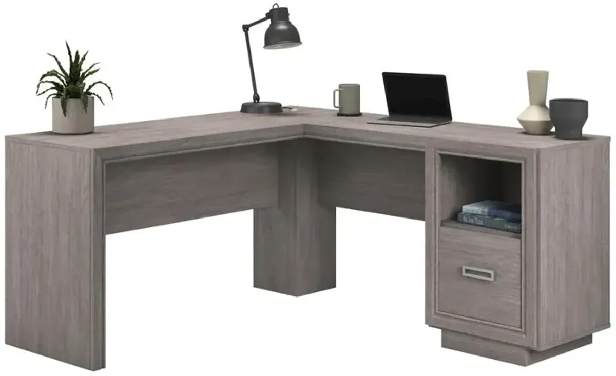 Sauder Hayes Garden L-Desk Ao