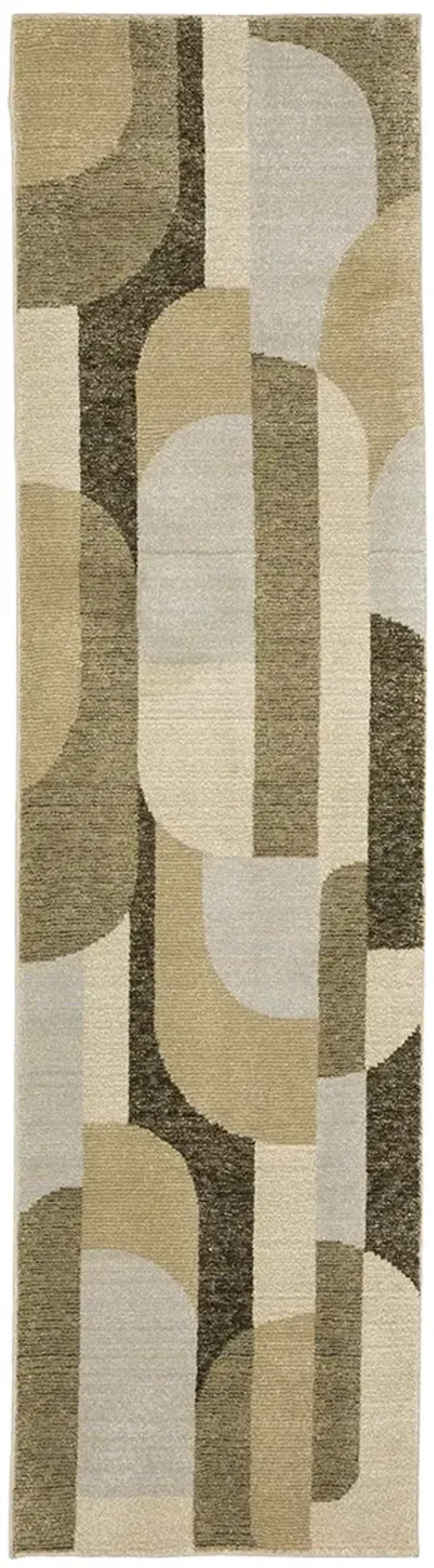 Strada 2'3" x 8' Brown Rug