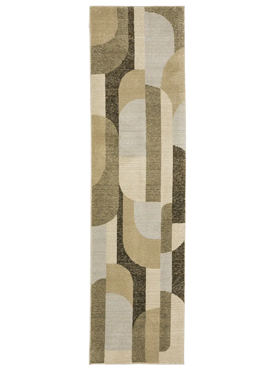 Strada 2'3" x 8' Brown Rug