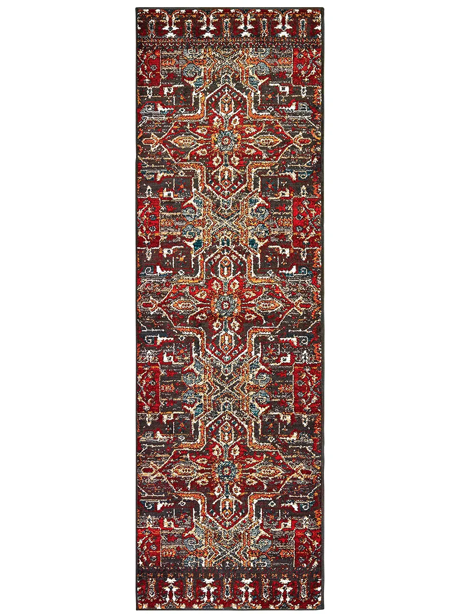 Sedona 2'3" x 7'6" Red Rug