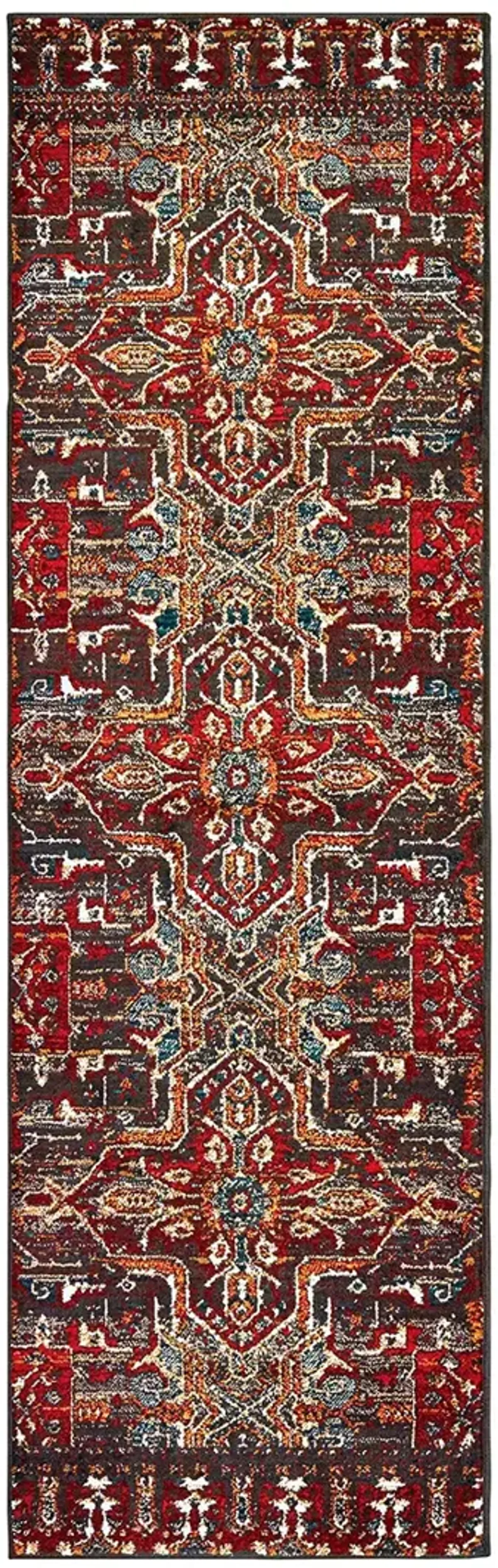 Sedona 2'3" x 7'6" Red Rug