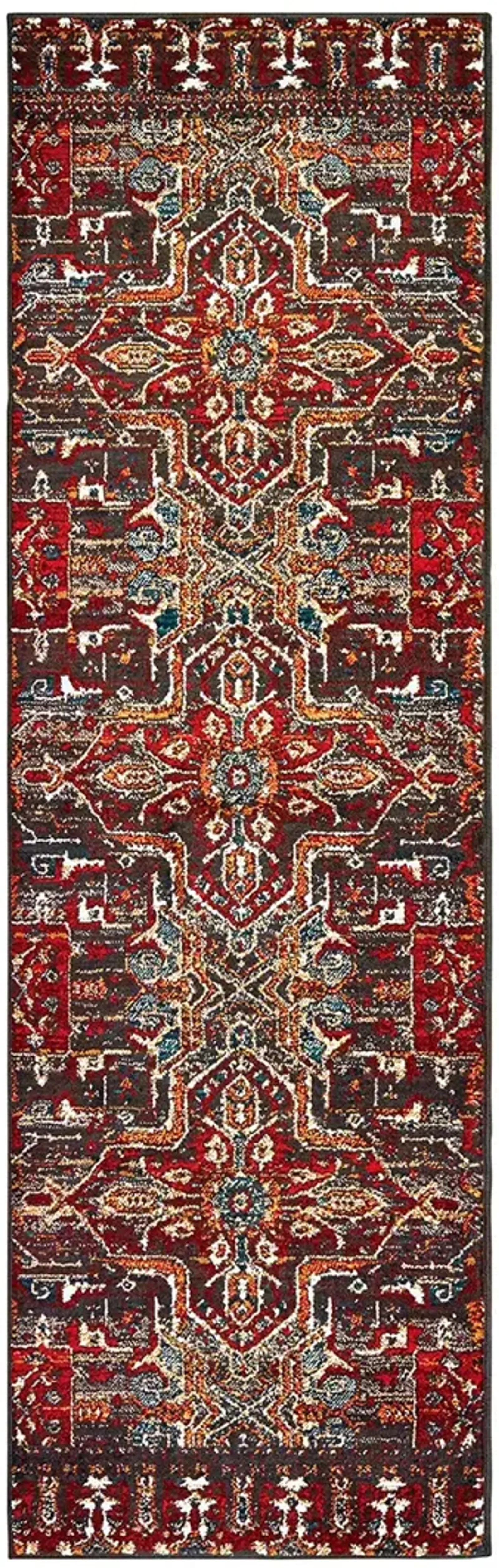 Sedona 2'3" x 7'6" Red Rug