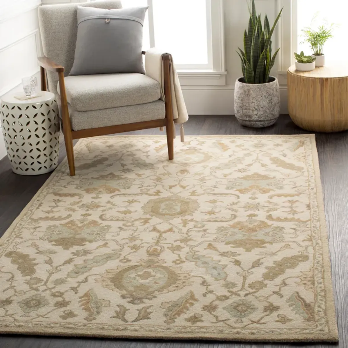 Caesar CAE-1166 2' x 3' White Rug