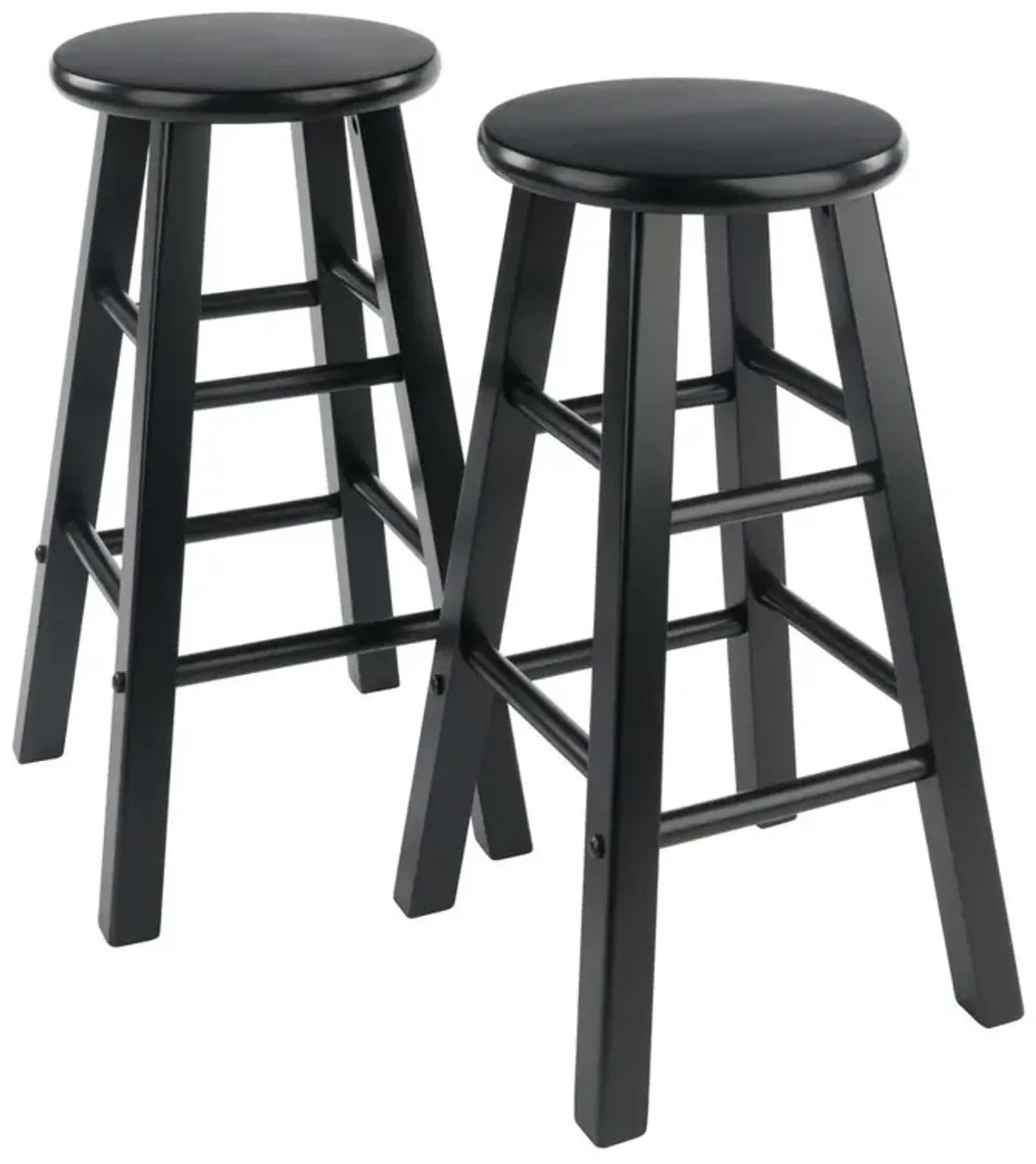 Element Counter Stools, 2-Pc Set, Black