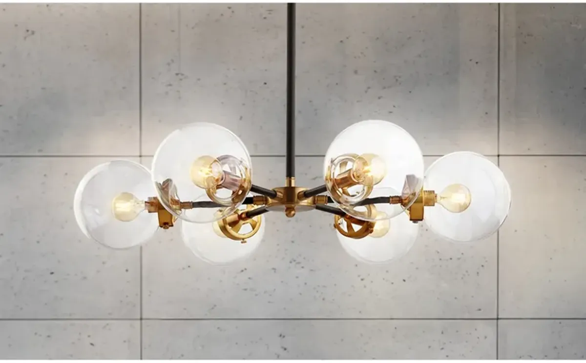 Caleb Brass Cluster Pendant