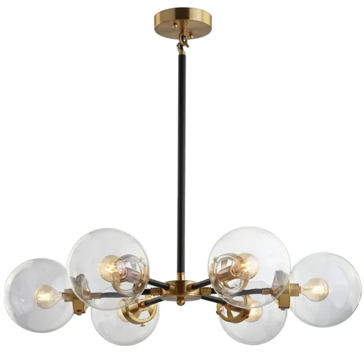Caleb Brass Cluster Pendant
