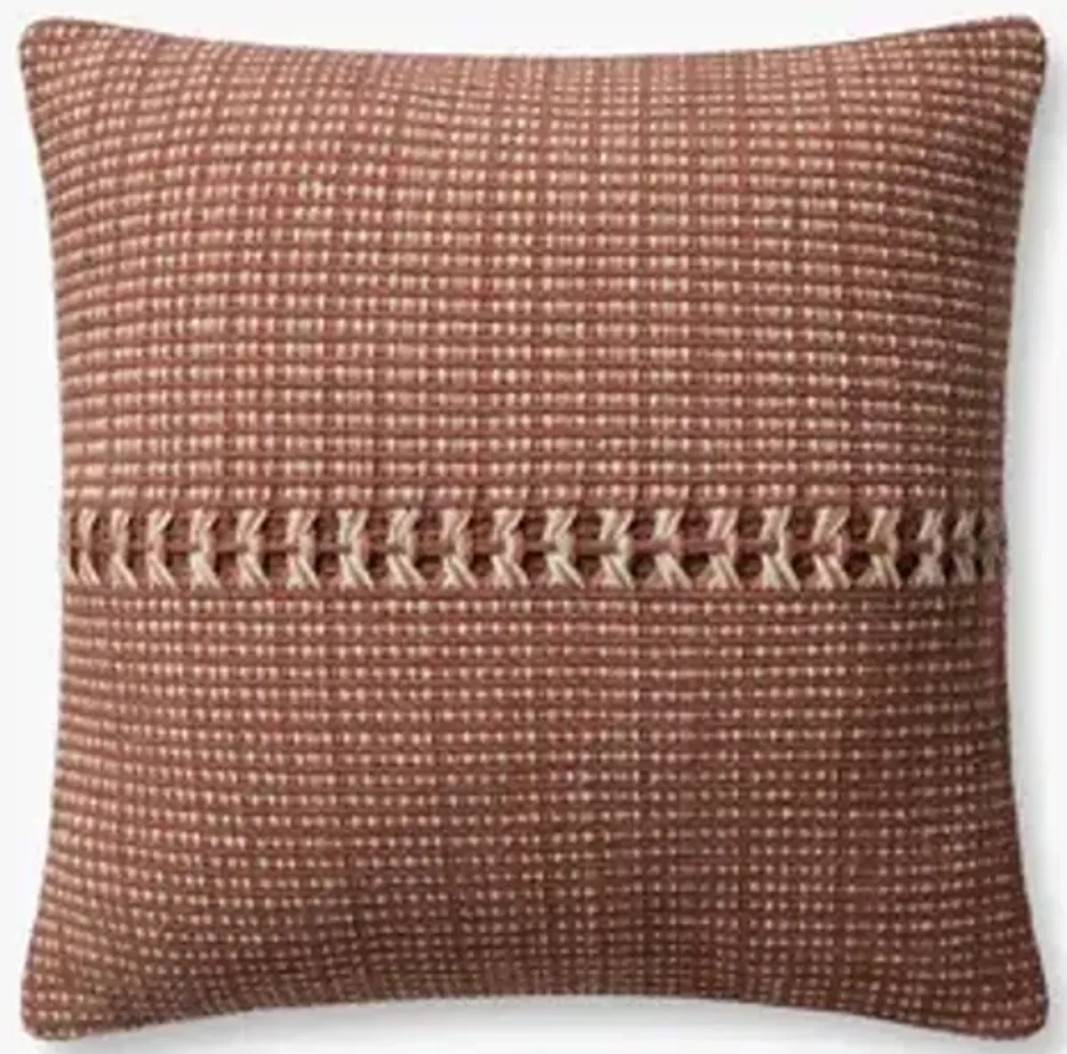 Harvey PCJ0018 Rust /Multi 18''x18'' Cover Only by Chris Loves Julia x Loloi