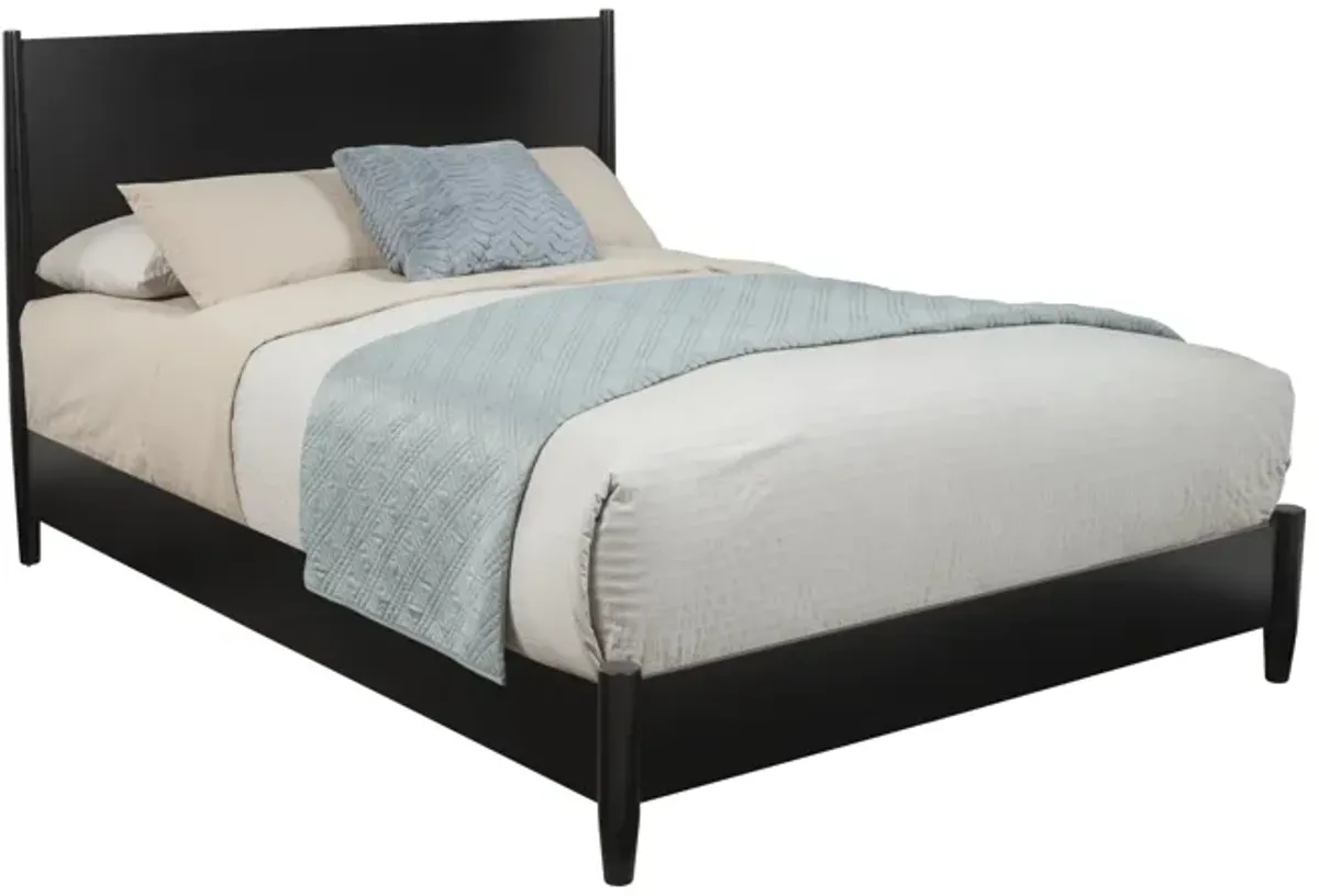 Flynn Standard King Platform Bed, Black
