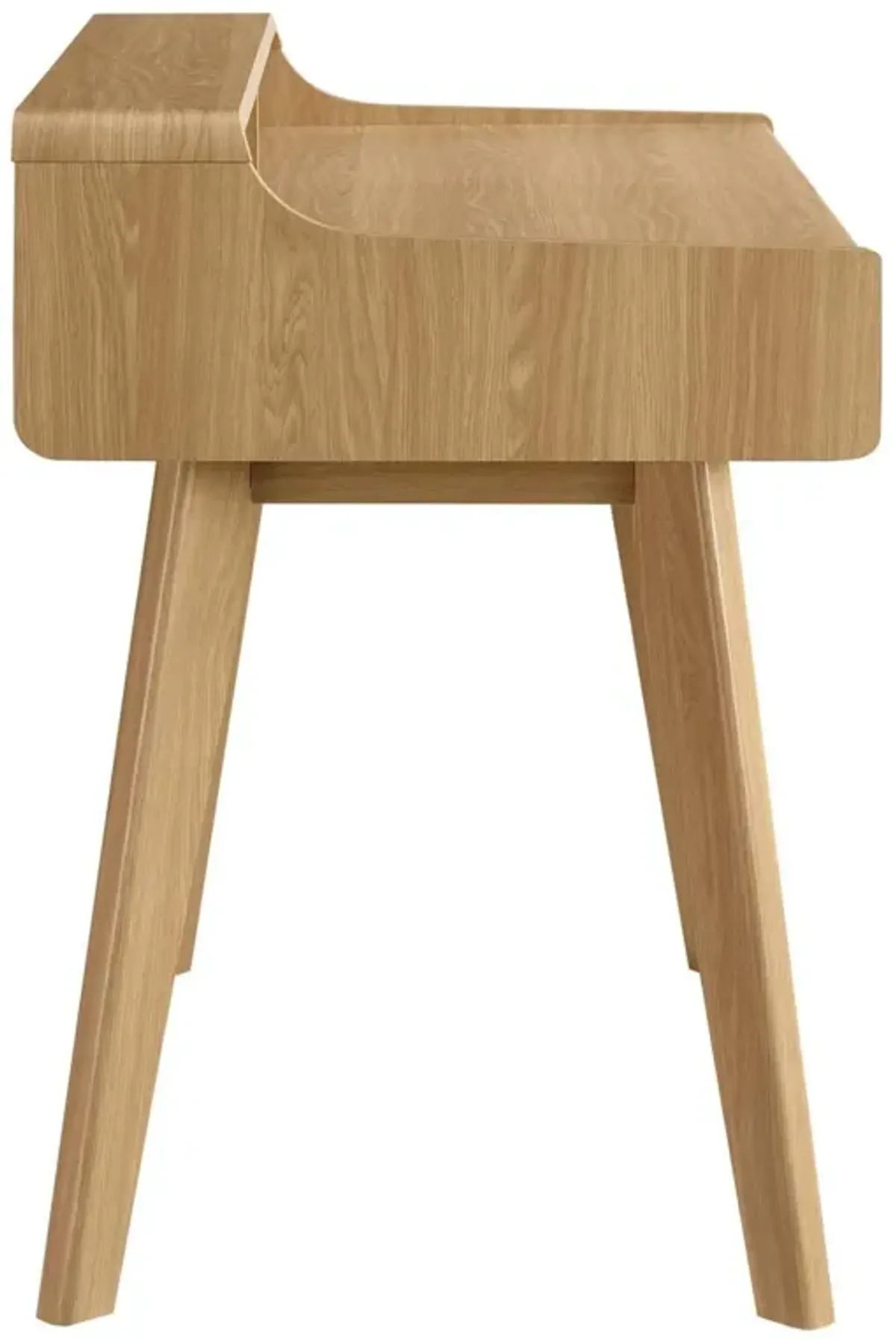 Modway Render Mid-Century Modern Office, Writing Desk, Oak