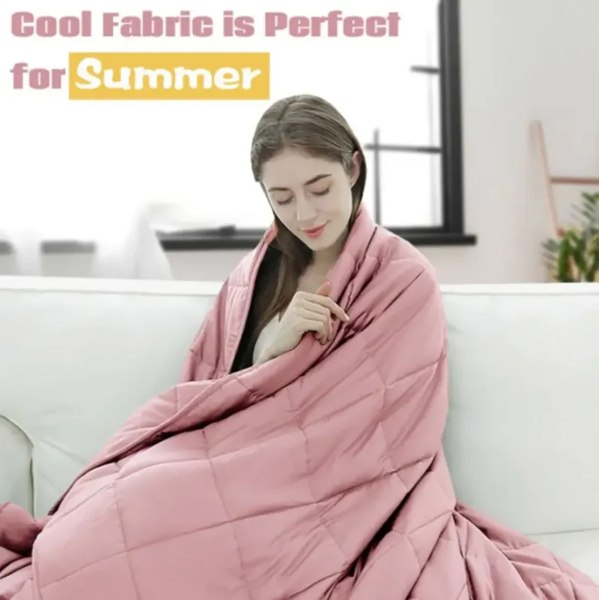 10 lbs 41 x60 Inch Premium Cooling Heavy Weighted Blanket