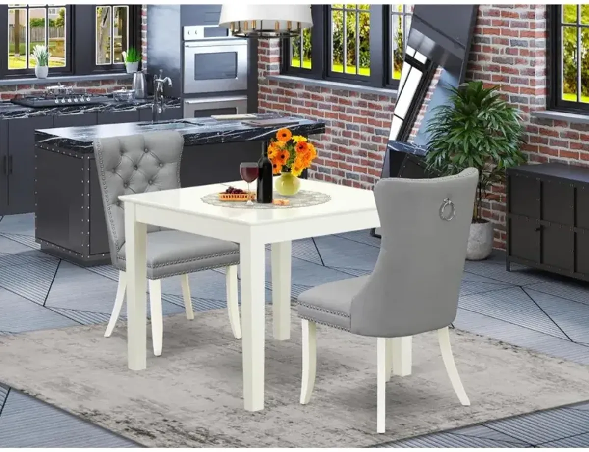 3-PIECE MODERN DINING TABLE SET