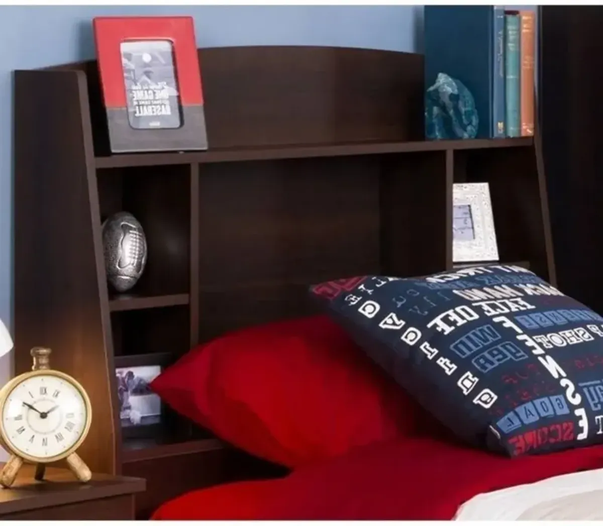 Hivvago Bookcase Storage Headboard