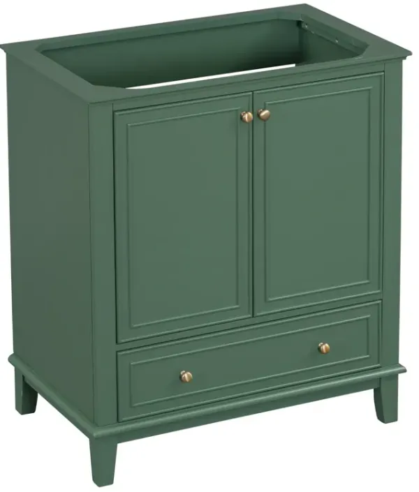 Merax Bathroom Vanity Base (No Sink) Multi-Functional Cabinet with Doors & Drawer