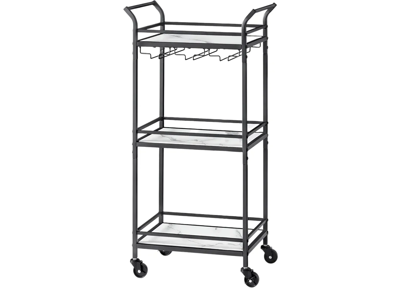 Bar Cart for Stylish and Convenient Beverage Storage and Serving