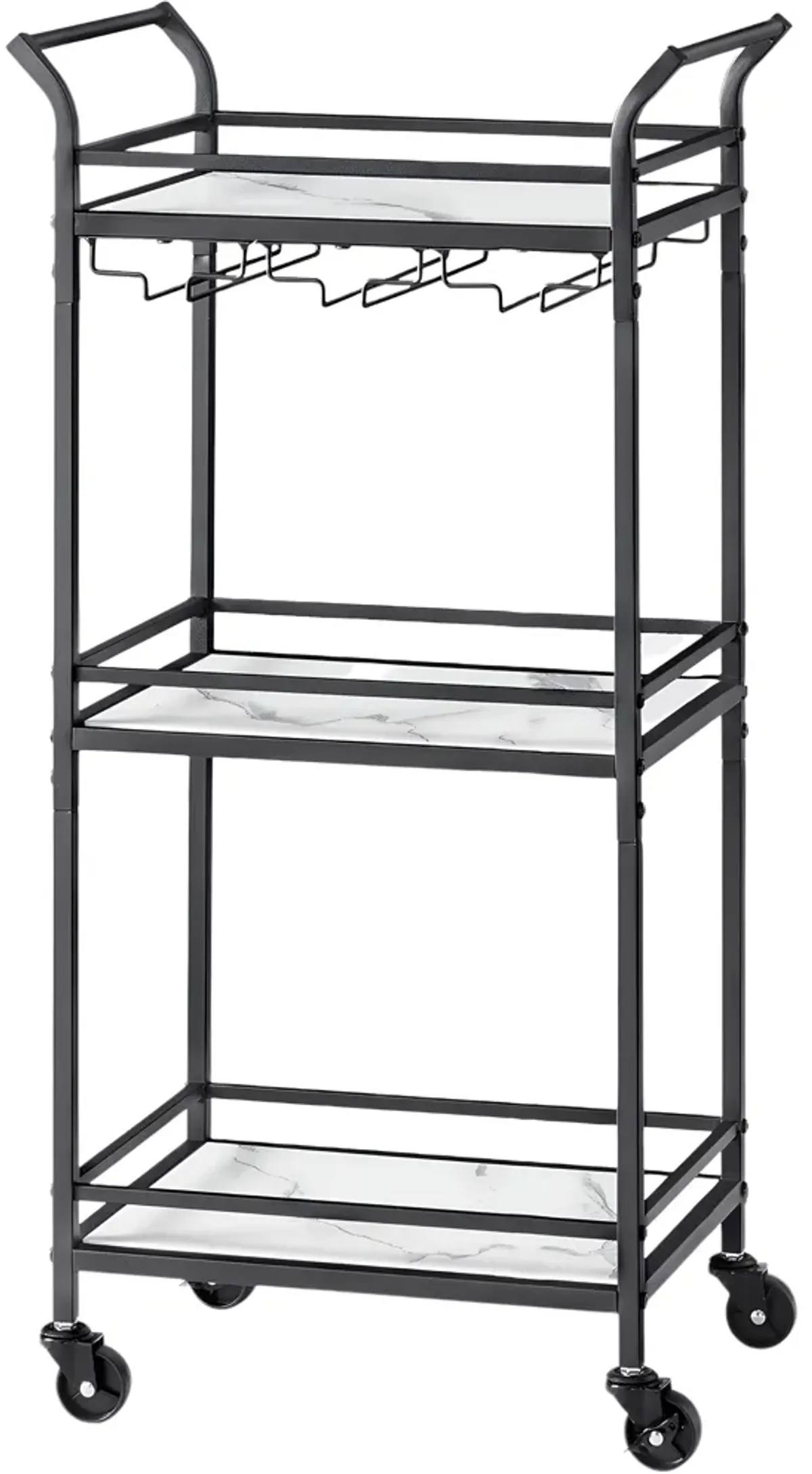 Bar Cart for Stylish and Convenient Beverage Storage and Serving