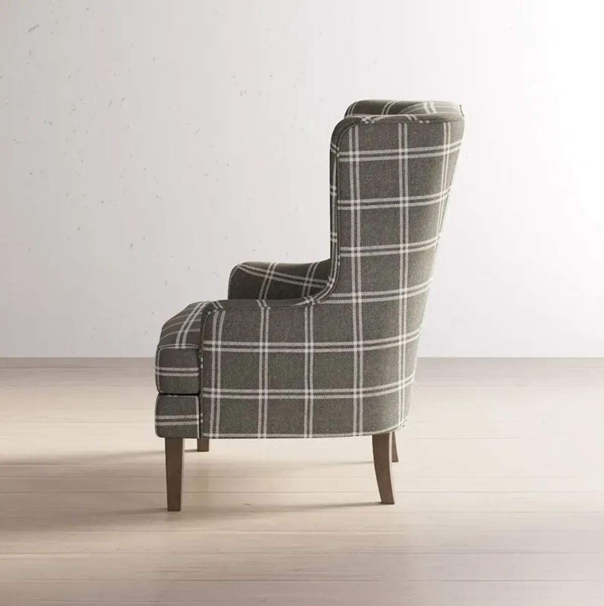 Jofran Lacroix Traditional Upholstered Wingback Accent Chair