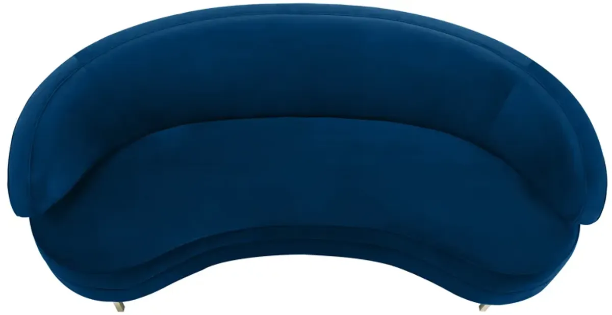 Baila Navy Velvet Sofa