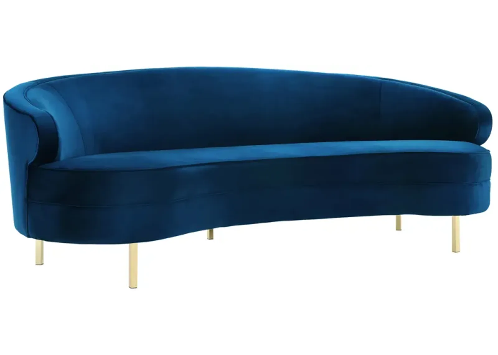 Baila Navy Velvet Sofa