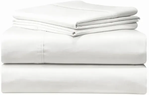 Pointehaven 500 Thread Count 100% Long Staple Cotton Deep Pocket 4 pc Sheet Set