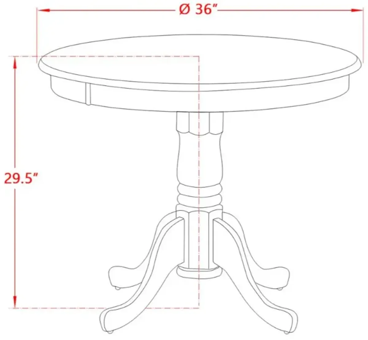 Dining Table Oak & Black