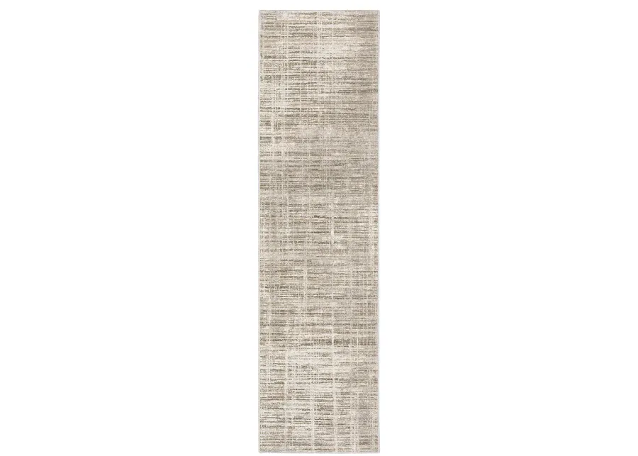 Nebulous 2'3" x 7'6" Beige Rug