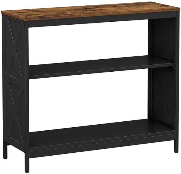 Hivvago Industrial 3-Tier Console Table