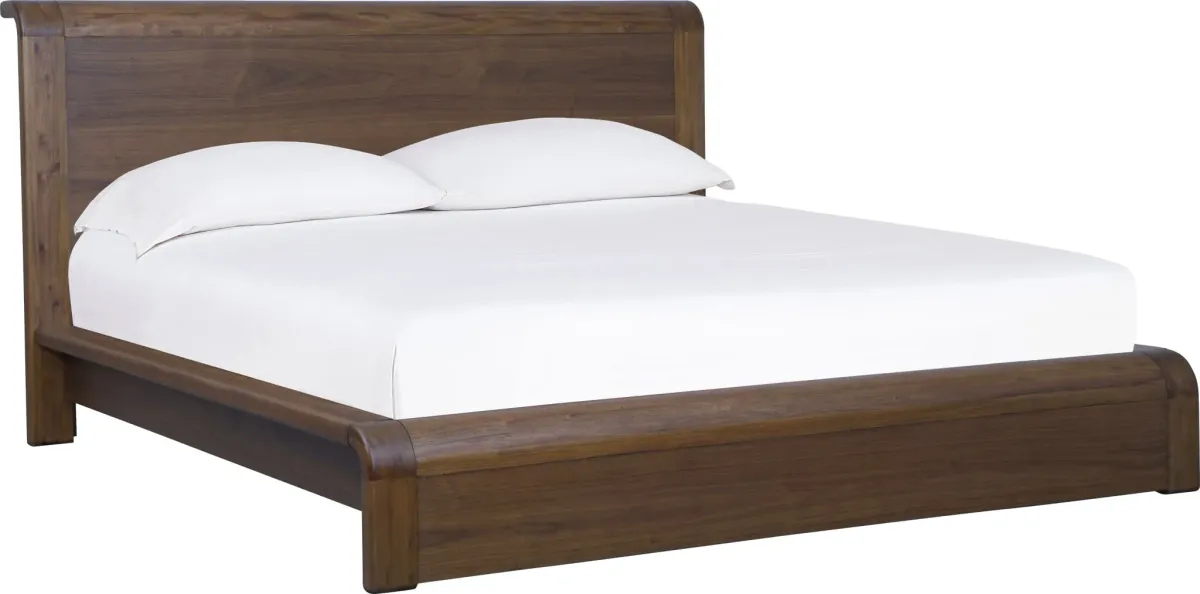 Totes Queen-size Platform Bed in English Walnut