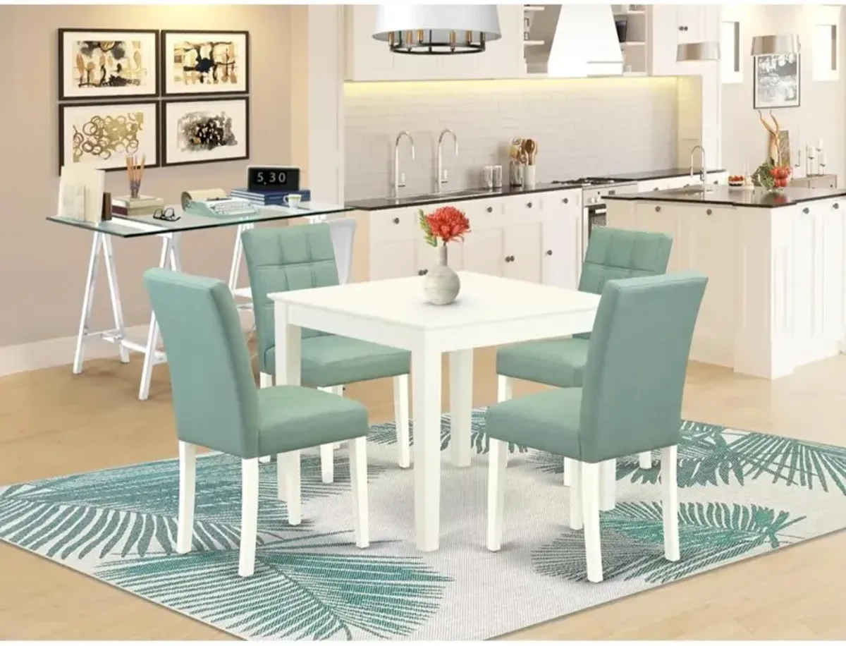 5 Piece Kitchen Dining Table Set consists A Dinner Table