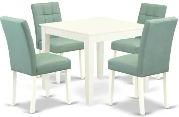 5 Piece Kitchen Dining Table Set consists A Dinner Table