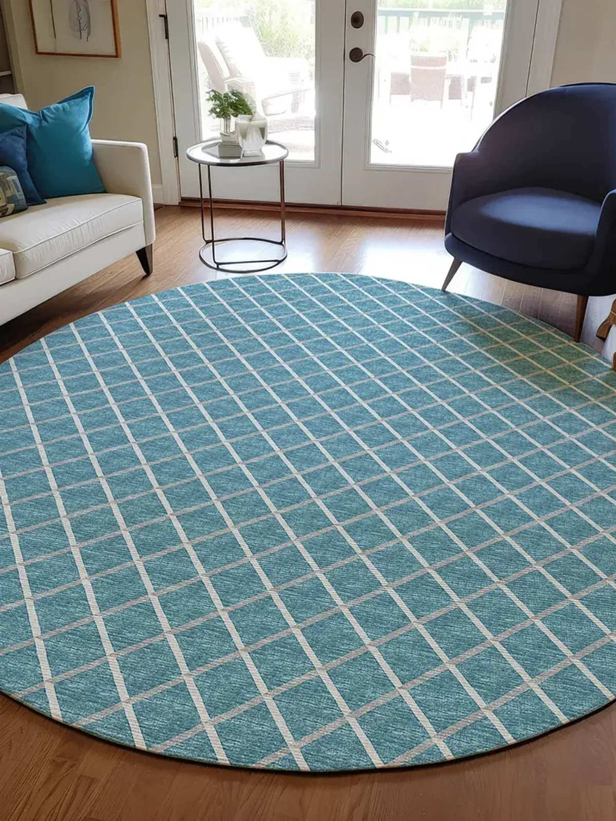 York YO1 Sky Blue 10' Rug