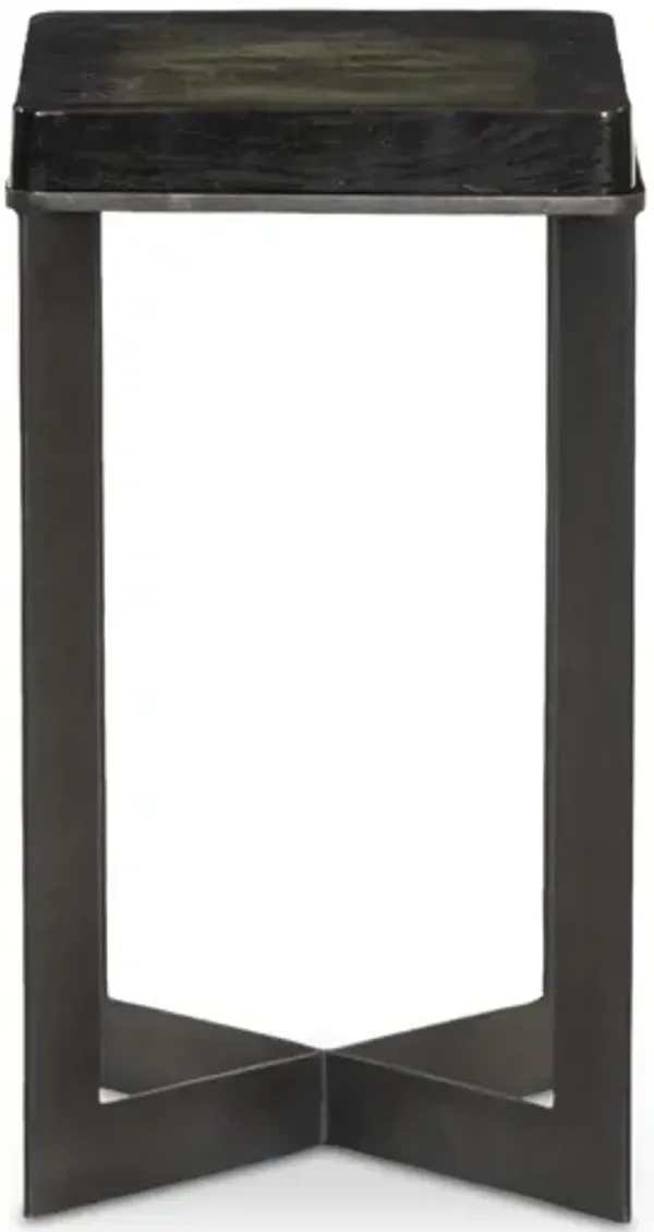 Lennie Cast Glass End Table